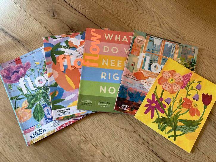 Flow Magazine - 4 Nummers + My Done List, Boeken, Tijdschriften en Kranten, Gelezen, Lichaam en Geest, Ophalen of Verzenden