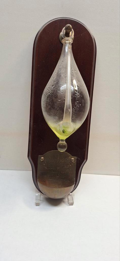 Antieke Stormglas - Weersvoorspeller, Audio, Tv en Foto, Weerstations en Barometers, Ophalen of Verzenden