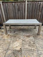 Buitentafel, Ophalen, Zo goed als nieuw, Rechthoekig, Rvs