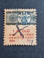037) BELASTINGZEGEL 1.40 GULDEN 1E SERIE NEDERLAND, Postzegels en Munten, Postzegels | Nederland, T/m 1940, Verzenden, Gestempeld