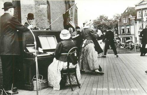 (304-224-041) Schagen West Friesche Markt, Verzamelen, Ansichtkaarten | Nederland, Noord-Holland, Verzenden