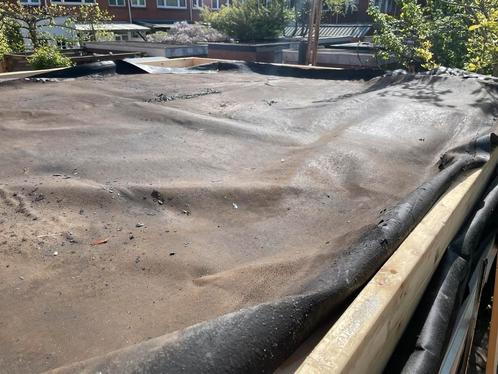 Epdm folie zware kwaliteit, Doe-het-zelf en Verbouw, Dakpannen en Dakbedekking, Gebruikt, Dakleer, Overige materialen, Zwart, 10 tot 15 m²