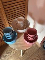 Set van 16 Bamboe Buiten/camping Servies, Ophalen of Verzenden, Overige materialen, Overige stijlen, Bord(en)