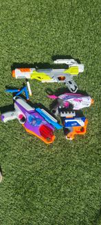 4x nerf pistolen, Gebruikt, Ophalen