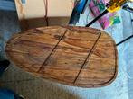 Salontafel notenhout, Huis en Inrichting, Tafels | Salontafels, 100 tot 150 cm, Minder dan 50 cm, Rechthoekig, 50 tot 100 cm