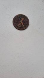 Oude Nederlandse 2 1/2 Cent 1881, Postzegels en Munten, Munten | Nederland, Ophalen of Verzenden, Koning Willem III, Overige waardes