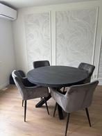 Eettafel Mangohout Ø120cm, Huis en Inrichting, Tafels | Eettafels, Ophalen, 100 tot 150 cm, Rond, 200 cm of meer