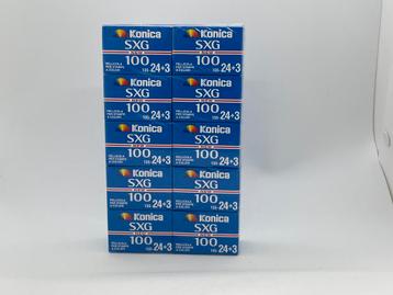 10x Konica SXG100 35mm film, kleurnegatief  beschikbaar voor biedingen