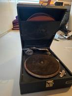 Vintage Sterling Grammofoon met Platen, Audio, Tv en Foto, Platenspelers, Ophalen