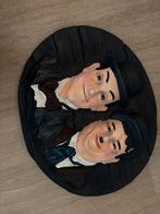 Laurel & Hardy Houten Wanddecoratie, Antiek en Kunst, Ophalen of Verzenden