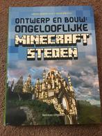 Boek: Ontwerp en bouw ongelooflijke Minecraft steden, Spelcomputers en Games, Puzzel en Educatief, 1 speler, Ophalen of Verzenden