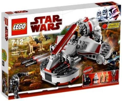 Lego Star Wars 8091 Republic Swamp Speeder, Verzamelen, Star Wars, Zo goed als nieuw, Overige typen, Ophalen of Verzenden