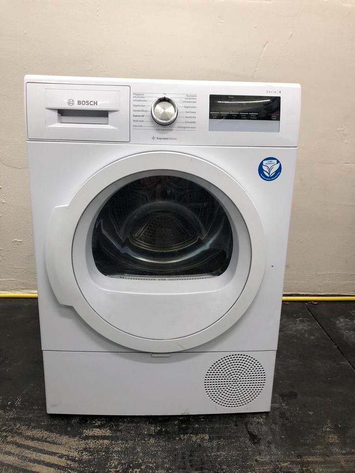 €325 A+++ Warmtepomp droger Bosch Serie4 8kg GARANTIE, Witgoed en Apparatuur, Wasdrogers, Zo goed als nieuw, Overige typen, Voorlader