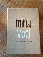 Mind Voel Remindertjes - Mindfulness Kaartspel, Boeken, Ophalen of Verzenden, Nieuw, Spiritualiteit algemeen, Overige typen