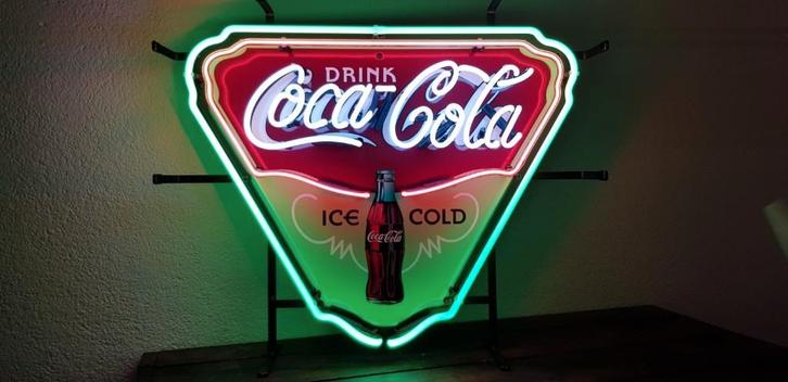 Coca Cola neon lampen div. neonverlichting sixties fifties, Verzamelen, Merken en Reclamevoorwerpen, Zo goed als nieuw, Lichtbak of (neon) lamp
