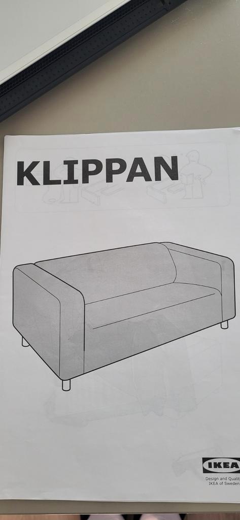 Klippan bank - zo goed als nieuw!, Huis en Inrichting, Banken | Bankstellen, Zo goed als nieuw, Rechte bank, Tweepersoons, Minder dan 150 cm