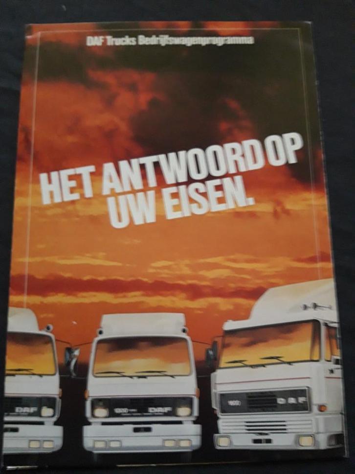 folder DAF Trucks “antwoord op uw eisen “, Boeken, Auto's | Folders en Tijdschriften, Zo goed als nieuw, Overige merken, Ophalen of Verzenden