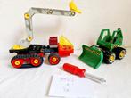 Technisch Duplo Toolo set 3587 shovel+ brandweervoertuig, Ophalen of Verzenden, Gebruikt, Duplo