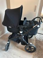 Bugaboo Fox Zwart Kinderwagen, Bugaboo, Zo goed als nieuw, Met reiswieg, Ophalen