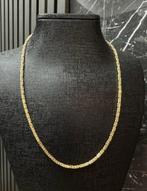 Prachtige 14k gouden koningsketting | 50 cm, Sieraden, Tassen en Uiterlijk, Kettingen, Ophalen of Verzenden, Zo goed als nieuw