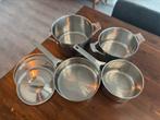 Ikea pannenset - roestvrij stalen pannen, Huis en Inrichting, Keuken | Potten en Pannen, Ophalen of Verzenden, Zo goed als nieuw