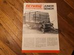 Tractor folder Heywang opraapwagens Junior Senior, Ophalen of Verzenden, Zo goed als nieuw