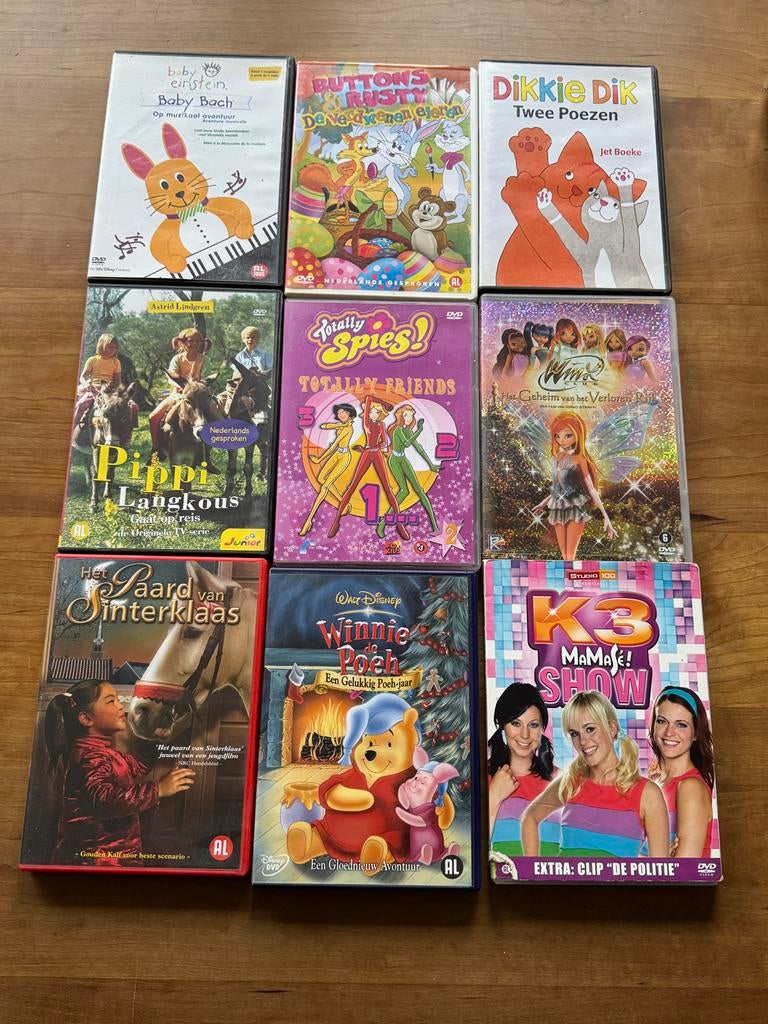 Diverse titels kinder DVD's (24 stuks), Cd's en Dvd's, Alle leeftijden, Ophalen of Verzenden, Gebruikt
