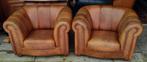 2x Joris Chesterfield robuuste fauteuil + BEZORGING GRATIS, Huis en Inrichting, Fauteuils, Gebruikt, ., Chesterfield, Ophalen of Verzenden