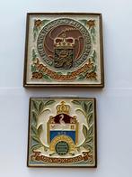 Cloisonne tegels Porceleyne Fles Delft KNVB, Antiek en Kunst, Ophalen of Verzenden