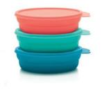 Tupperware Ontbijtschaaltjes 500 ml Set van 3 NIEUW, Ophalen of Verzenden, Nieuw, Bak of Kom