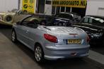 Peugeot 206 CC 1.6-16V Airco, Stuurbekrachtiging (bj 2003), 47 €/maand, Te koop, Zilver of Grijs, Geïmporteerd