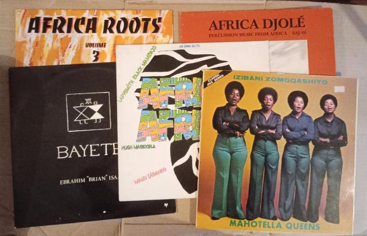 Verzameling van lp's uit Afrika, Cd's en Dvd's, Vinyl | Wereldmuziek, Gebruikt, Overige soorten, 12 inch, Ophalen of Verzenden