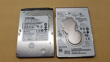 2x 1TB Verschillende merken Hardeschijven 2,5 inch beschikbaar voor biedingen