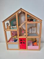 Leuk houten poppenhuis HEMA, Kinderen en Baby's, Speelgoed | Poppenhuizen, Ophalen, Zo goed als nieuw, Poppenhuis