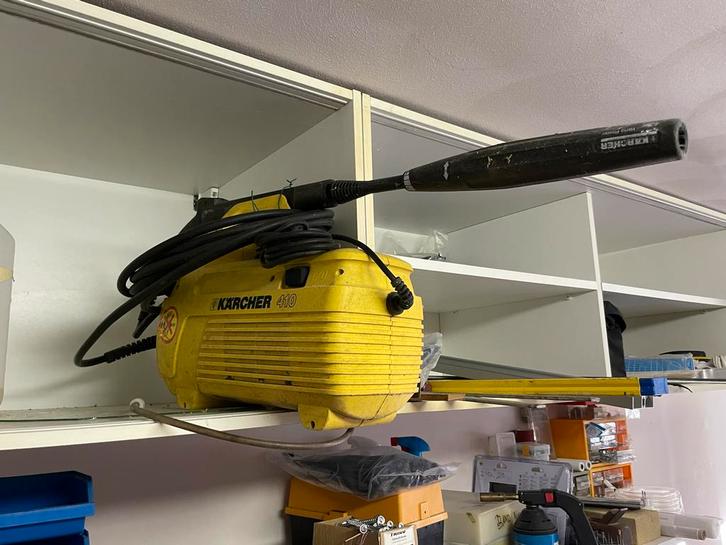 Kärcher 410 Hogedrukreiniger, Tuin en Terras, Hogedrukreinigers, Gebruikt, Elektrisch, Ophalen of Verzenden
