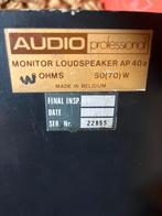 Audio professional AP 40, Overige merken, Front, Rear of Stereo speakers, Gebruikt, Ophalen of Verzenden