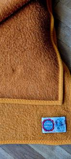 Vintage plaid 100% Leidse wol, Ophalen, Gebruikt