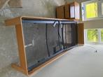 Auping elektrisch verstelnaar seniorenbed met nachtkastje, Huis en Inrichting, Slaapkamer | Bedden, Ophalen, 90 cm, 200 cm, Hout