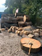 Mooie blokken essen hout, Tuin en Terras, Haardhout, Minder dan 3 m³, Ophalen, Essenhout, Blokken