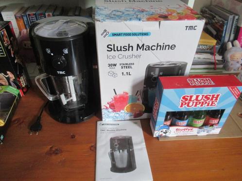TMC SLUSH MACHINE & ICE CRUSHER + 4 x Slush Puppie Siroop, Witgoed en Apparatuur, IJsmachines, Nieuw, Ophalen of Verzenden