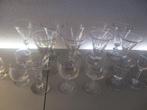 Antiek glaasjes, port, sherry, jenever.  18 stuks, Ophalen of Verzenden