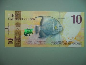Curacao & St. Maarten #W1 / 10 carribbean gulden UNC beschikbaar voor biedingen