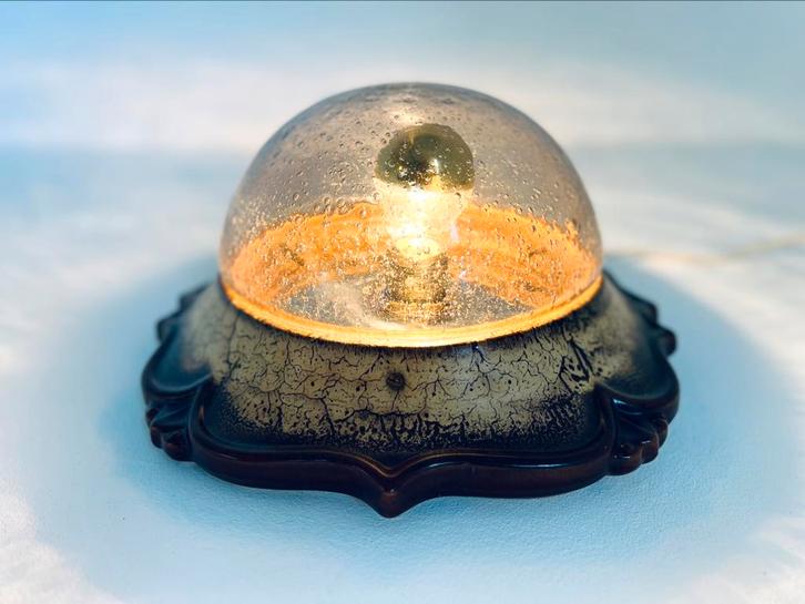 Vintage keramieken bubble wandlamp, PAN Leuchten ‘60, Huis en Inrichting, Lampen | Wandlampen, Zo goed als nieuw, Glas, Overige materialen