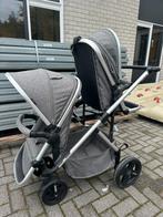 Beeyu dubbele kinderwagen met reiswieg, Nieuw, Combiwagen, Met reiswieg, Ophalen