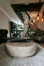 VTwonen XL Poef Pearle naturel melange beige, Ophalen of Verzenden, Zo goed als nieuw