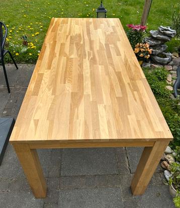 Tafel massief eiken 180x85x76hoog beschikbaar voor biedingen