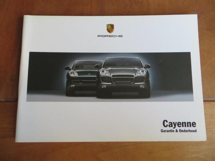 Nieuw / blanco onderhoudsboekje Porsche Cayenne 2004, Auto diversen, Handleidingen en Instructieboekjes, Ophalen of Verzenden