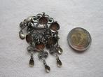 11.  Schitterende oude broche Noorwegen, solje zilver 925, Ophalen, Zilver, Broche