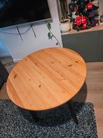 Ronde houten tafel, Huis en Inrichting, Tafels | Eettafels, Ophalen, 50 tot 100 cm, Rond, 50 tot 100 cm