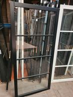 93x201,5cm stomp Skantrae SSL 4004 staallook zwart SL30, Ophalen, 80 tot 100 cm, Glas, Binnendeur